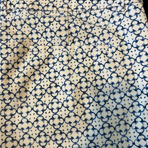 The Limited 2-Toned Blue & White Pattern Women’s  High Rise Shorts Size 14. - Picture 6 of 9